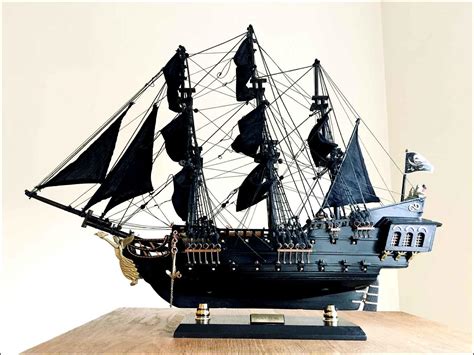 pirates of the caribbean black pearl toy ship|Pirate of the Caribbean Black Pearl Model Ship, Pirate .